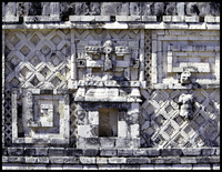 Chichen Hut Chacmool Mosaic