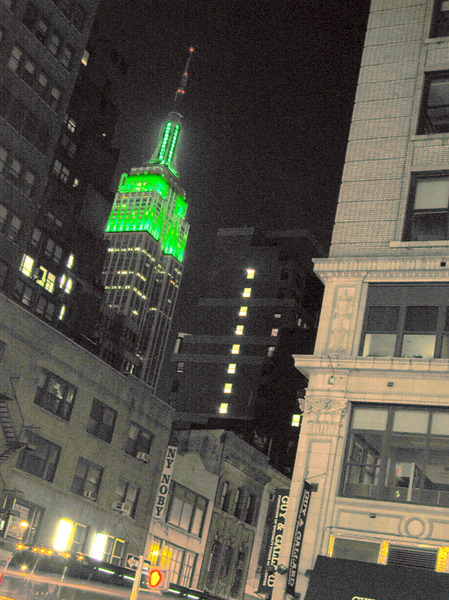 Empire State Building Green