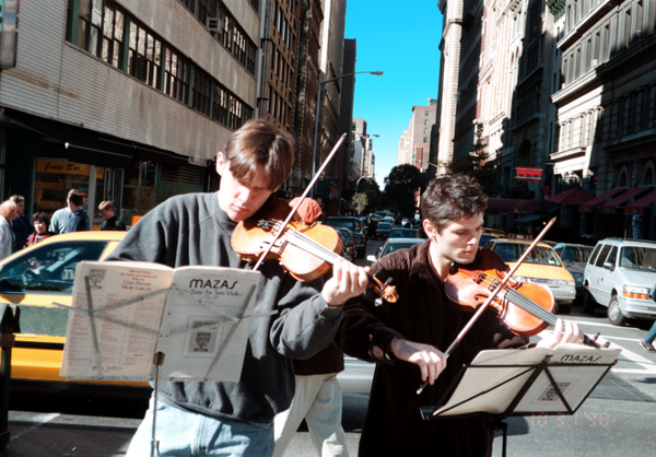 Street Violin Musicians
