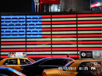 Times Square American Flag