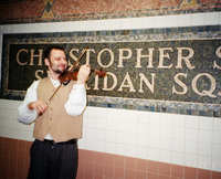 Violin Musician on Christopher St