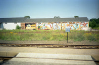 Wall Art Beside Train Tracks