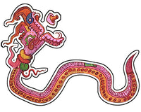 Pre-Columbian Serpent Sticker