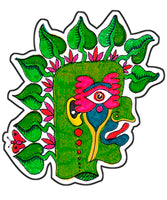 Pre-Columbian God 1 Sticker