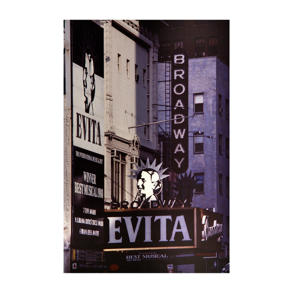 Vintage Evita on Broadway NYC